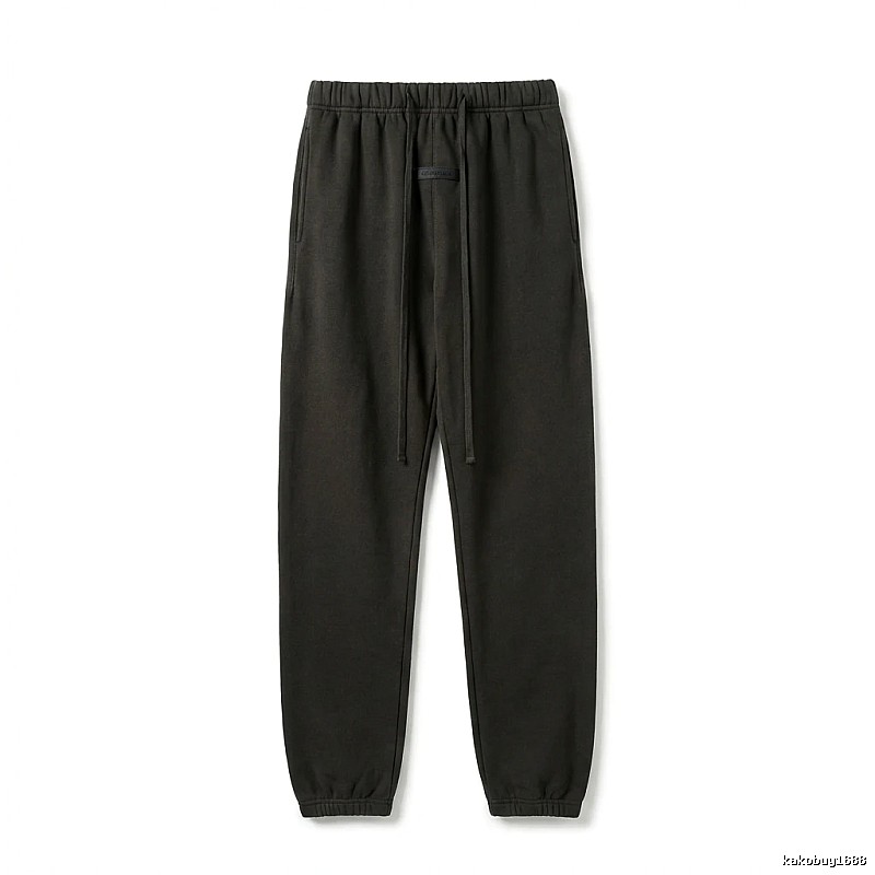 ESSENTIALS Basic Casual Black Pants