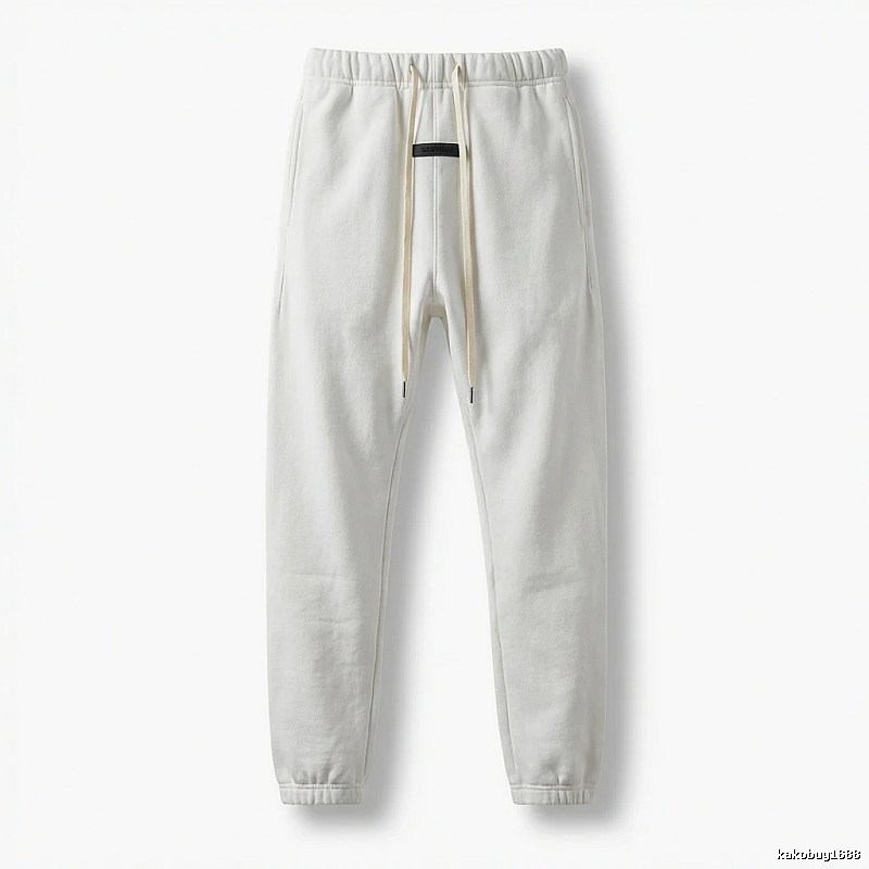 ESSENTIALS Basic Casual White Sweatpants