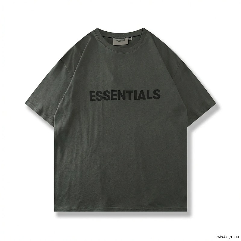 ESSENTIALS Basic Dark Grey T-shirt