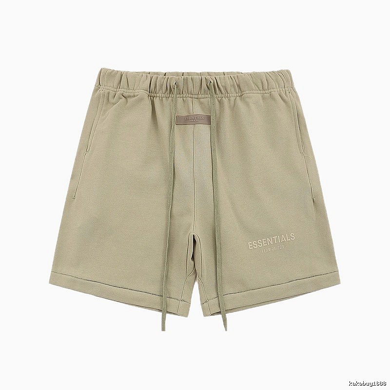 ESSENTIALS Basic Khaki Shorts