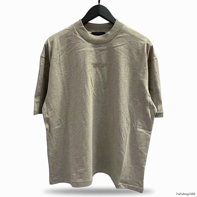 ESSENTIALS Basic Light Gray T-shirt