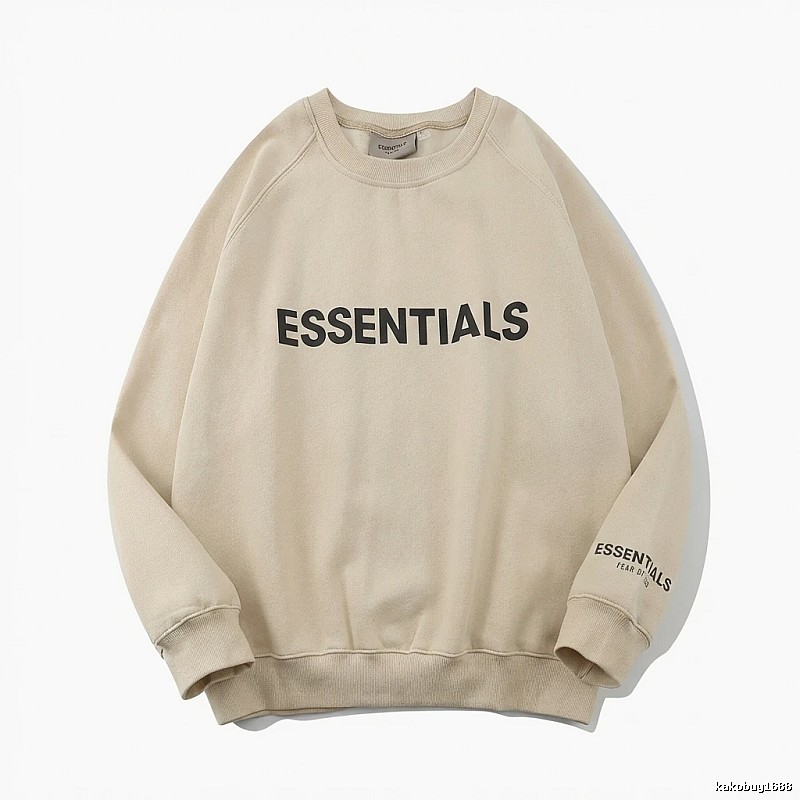 ESSENTIALS Basic Off-white Sweatshirt