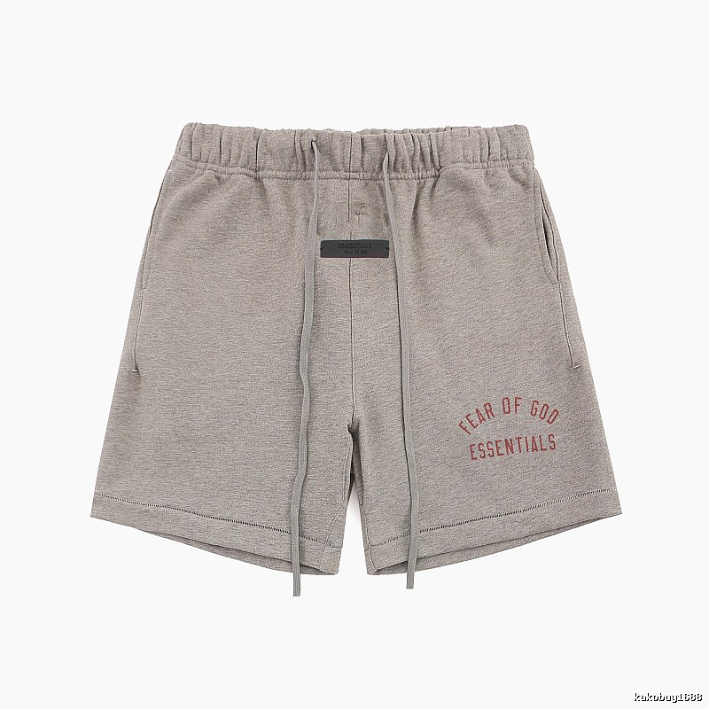 ESSENTIALS casual style grey shorts