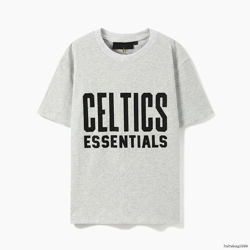 ESSENTIALS Gray and Black T-shirt of the Trendy Brand