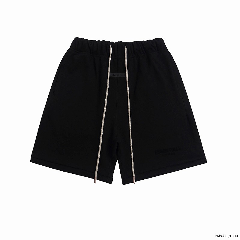 ESSENTIALS minimalist style black shorts