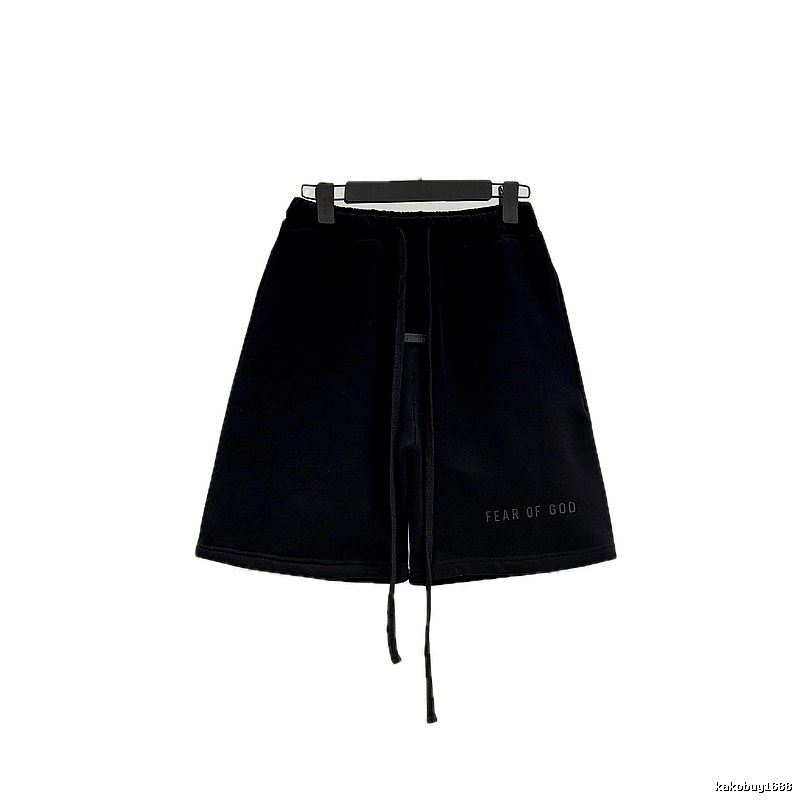 ESSENTIALS minimalist style black shorts