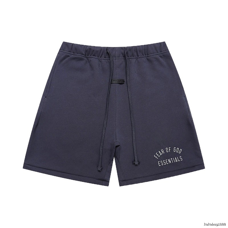 ESSENTIALS minimalist style dark gray shorts