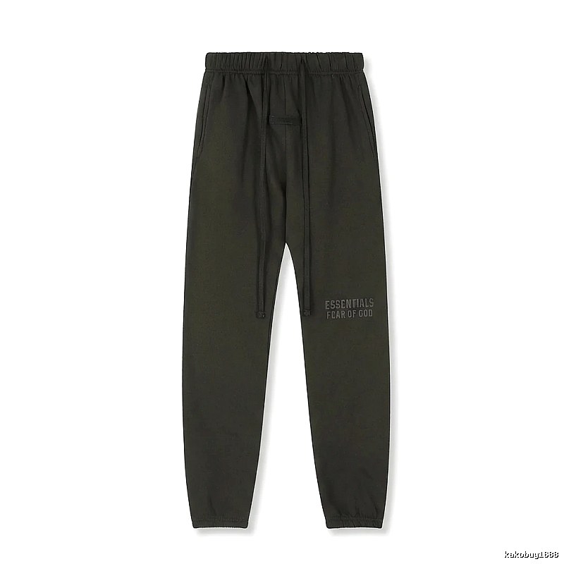 ESSENTIALS minimalist style dark gray sweatpants
