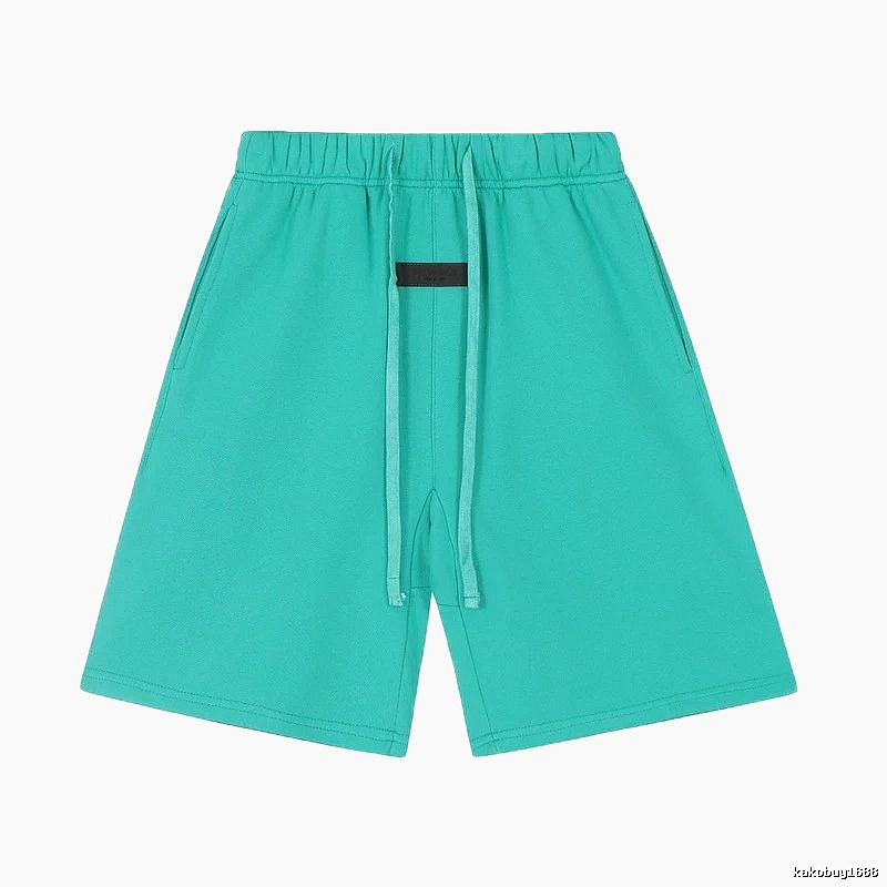 ESSENTIALS Minimalist Style Lake Blue Shorts