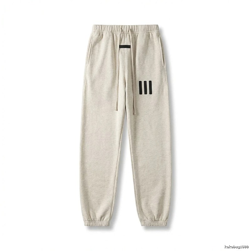 ESSENTIALS minimalist style light gray sweatpants