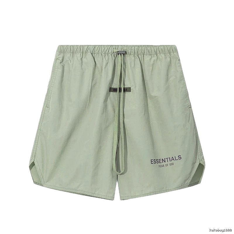 ESSENTIALS minimalist style light green shorts