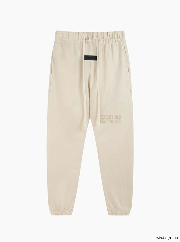 ESSENTIALS minimalist style off-white sweatpants