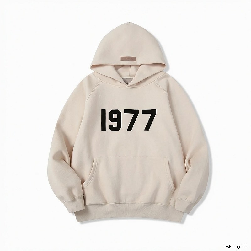 ESSENTIALS minimalist style off-white sweatshirt