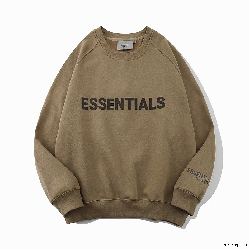 ESSENTIALS Simple Style Khaki Sweatshirt