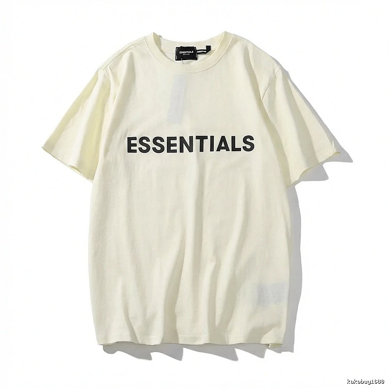 ESSENTIALS Simple White T-shirt