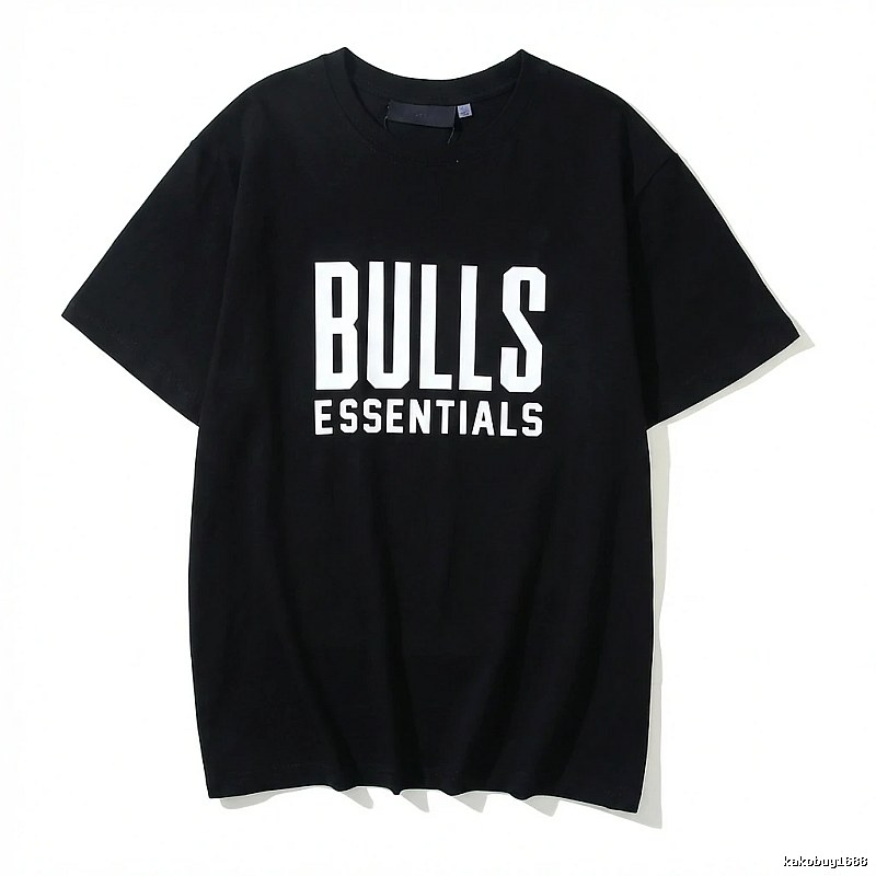 ESSENTIALS Trendy and Cool Style Black T-shirt