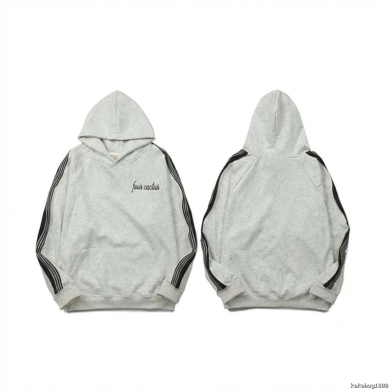 ESSENTIALS Trendy and Simple Style Grey Hoodie