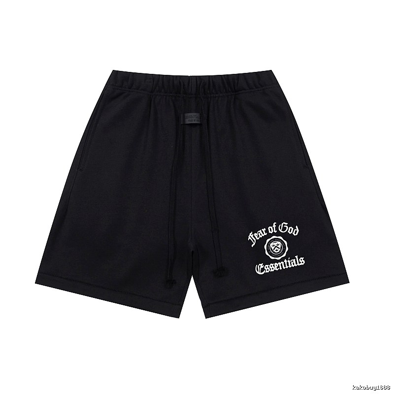 ESSENTIALS trendy brand black shorts