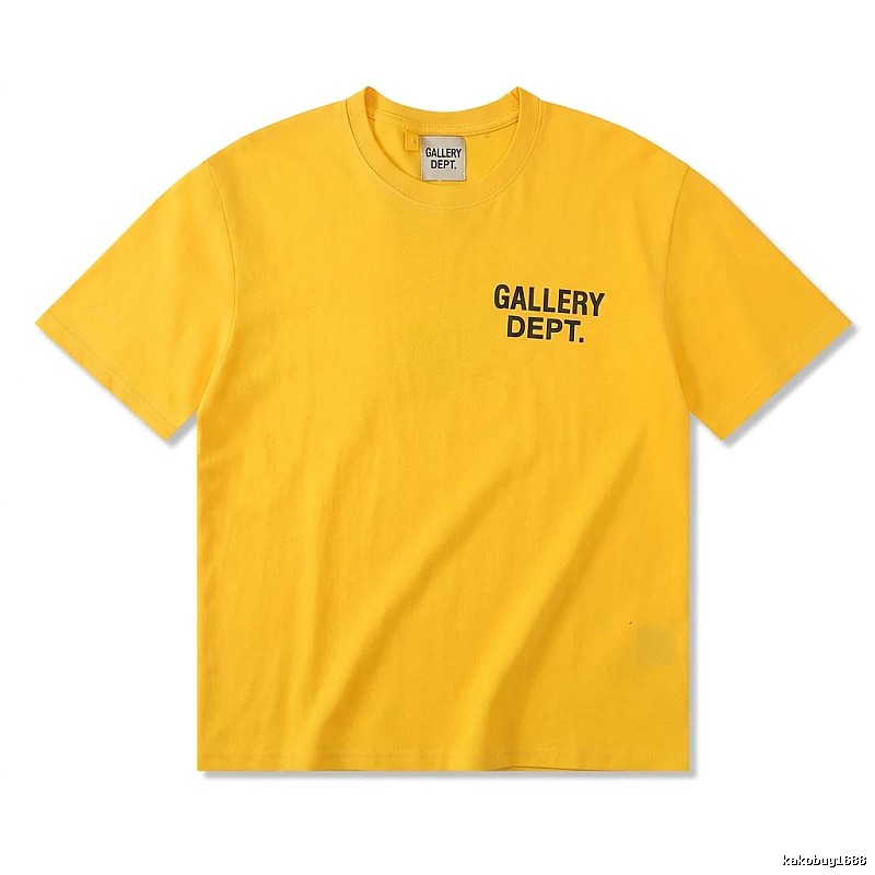 Gallery Dept. Alphabet Style Yellow T-shirt