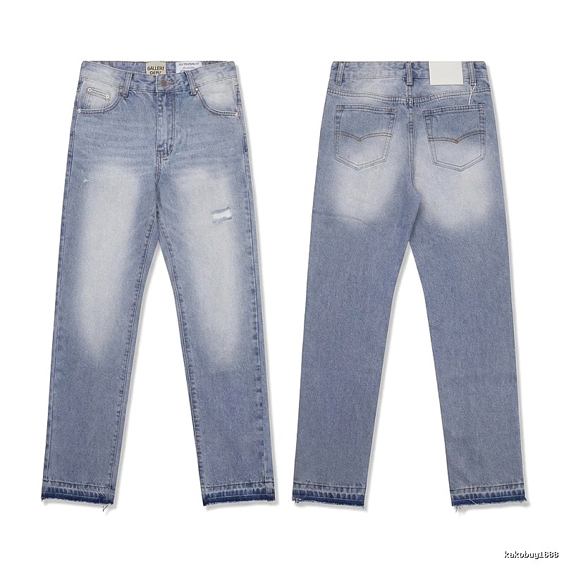 Gallery Dept. distressed light blue jeans