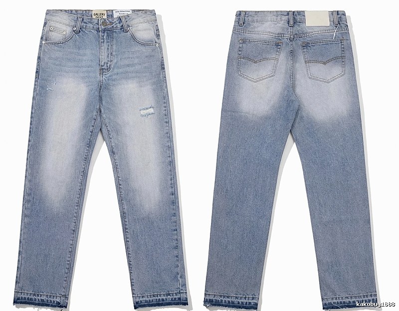 Gallery Dept. distressed light blue jeans