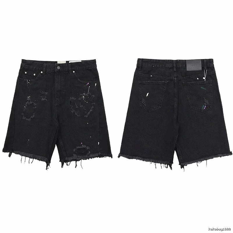 Gallery Dept Graffiti Style Black Shorts