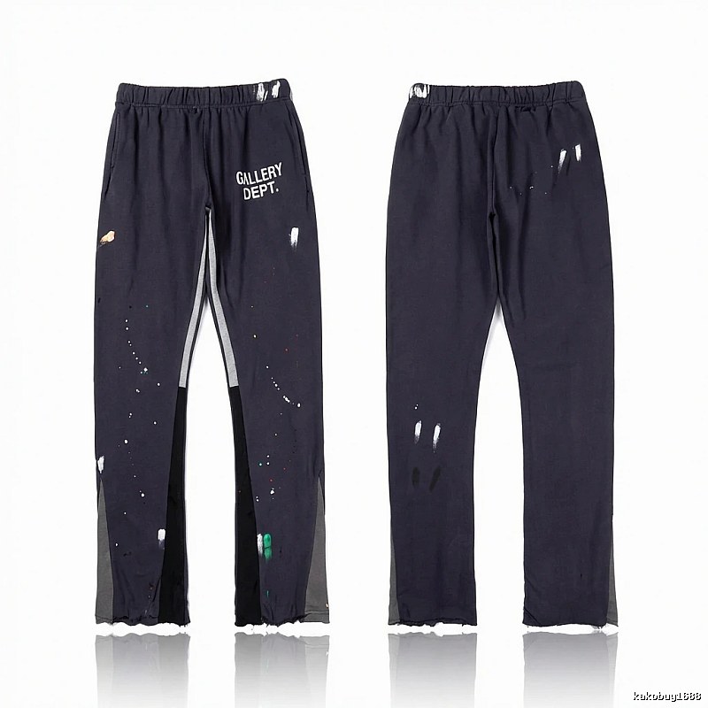 Gallery Dept Graffiti Style Black Trousers