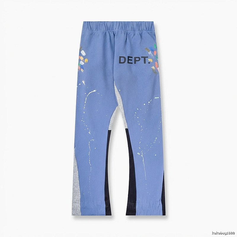 Gallery Dept Graffiti Style Blue Trousers