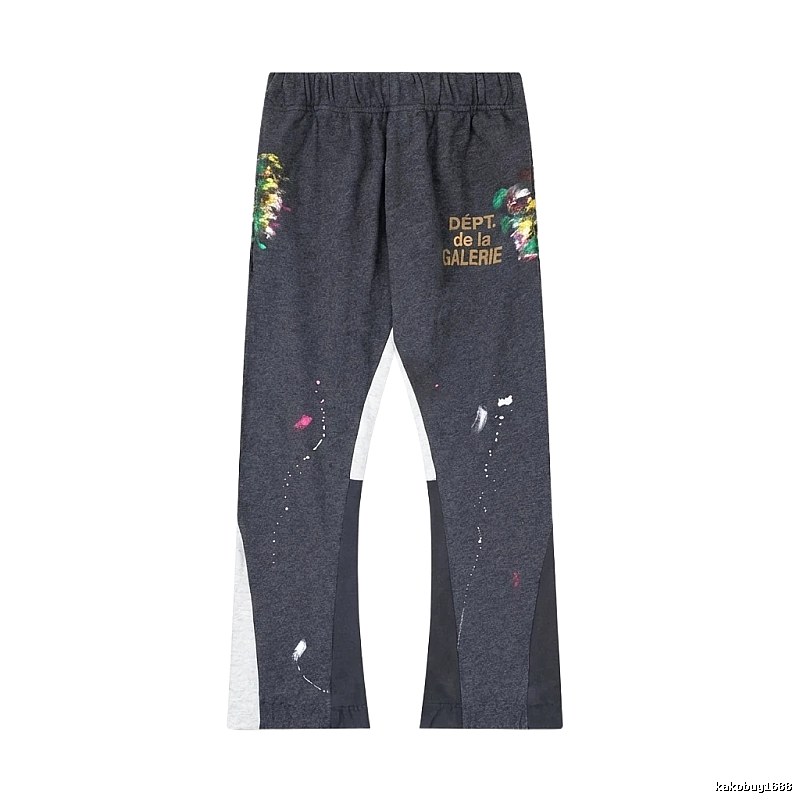 Gallery Dept Graffiti Style Dark Grey Pants