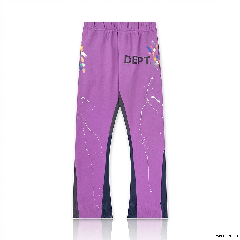 Gallery Dept Graffiti Style Purple Long Pants