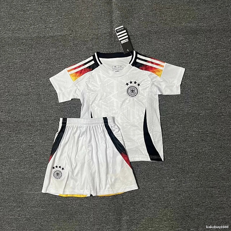 Germany Classic Soccer jersey set White Germany Football for Daily Styling
