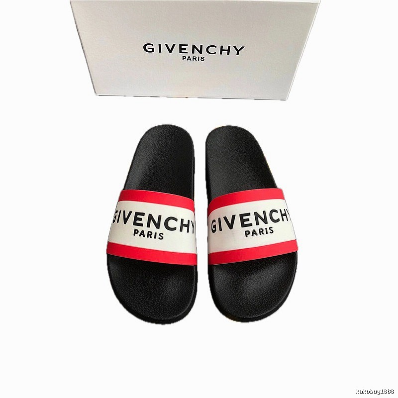 Givenchy Classic Logo Color-block Streetwear Slides
