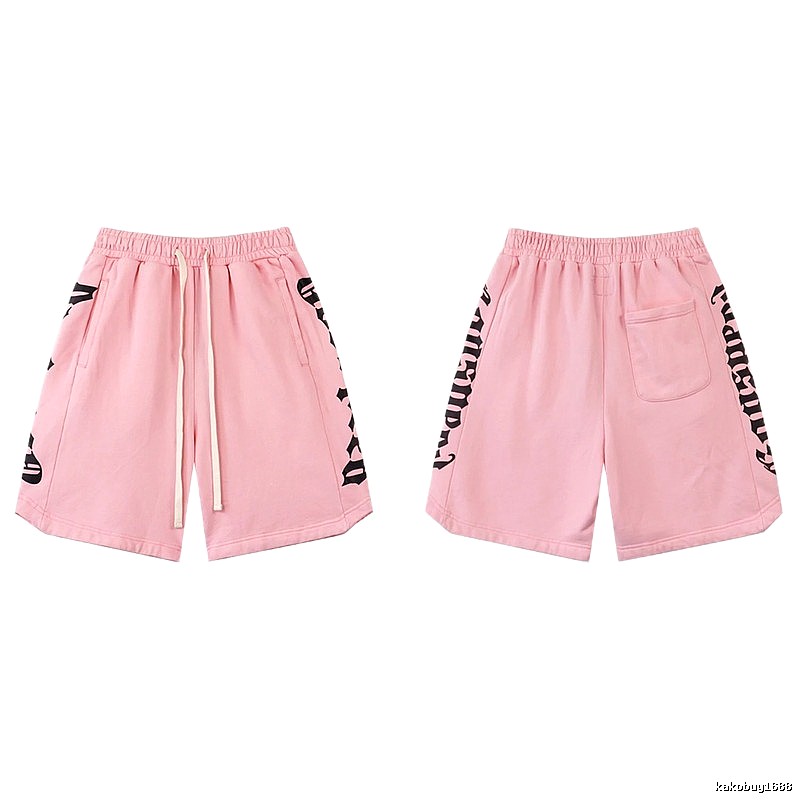 Godspeed Gothic Print Street Style Pink Shorts
