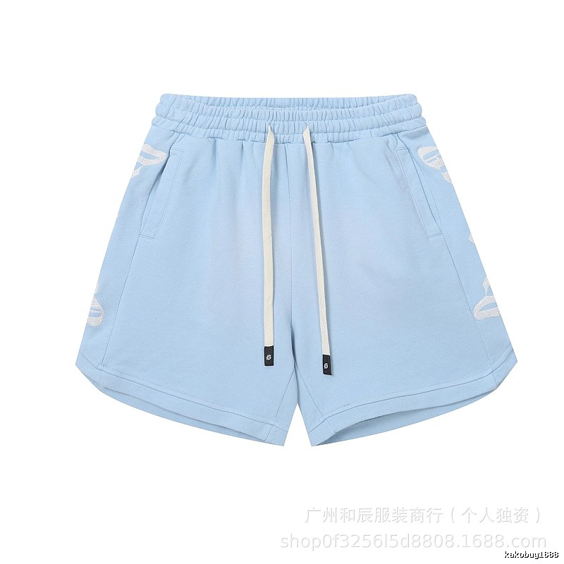 Godspeed Jacquard Street Style Light Blue Shorts