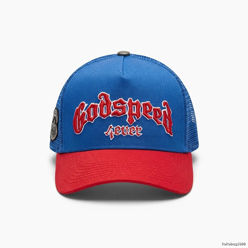Godspeed Retro Style Red and Blue Hat