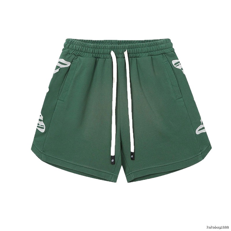 Godspeed Skeleton Print Street Style Green Shorts