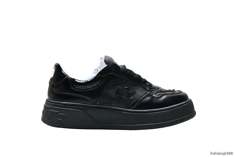 Gucci retro-style black sneakers