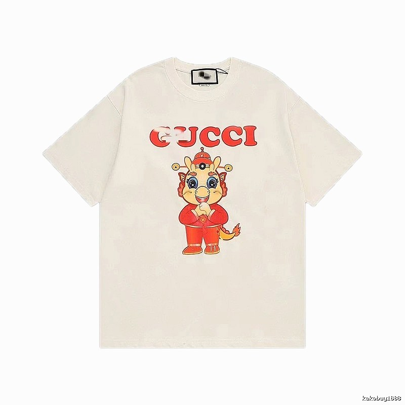 Gucci Year of the Dragon Limited Edition China Chic Style Off-white T-shirt