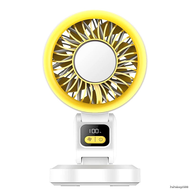 Heat Relief Desktop Cooling Fan White Standard Airflow