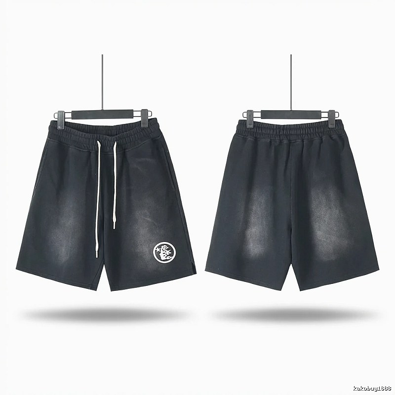 Hellstar dark style black shorts