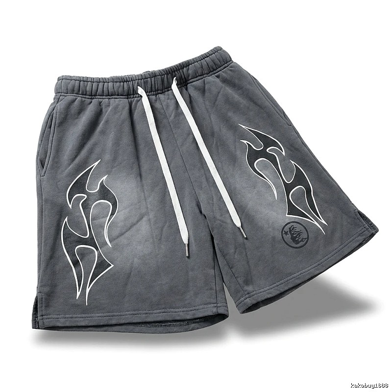 Hellstar Flame Ash Shorts