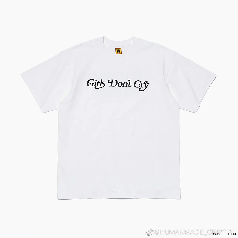 HUMAN MADE Co-branded Japanese Streetwear White Printed T-Shirt