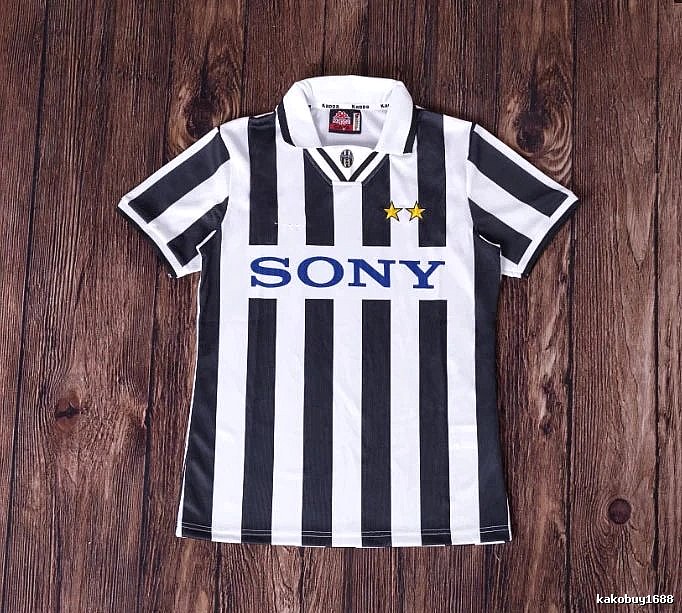 Inter Milan Patterned Brehme #3 soccer jersey Blue Black Striped with Signature Styling
