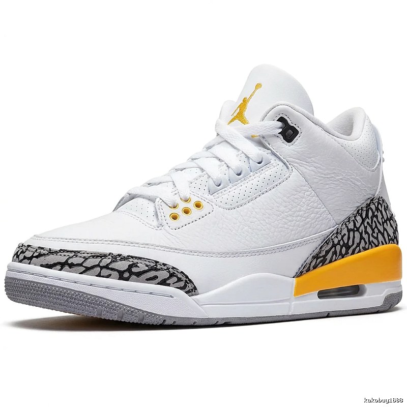 Jordan 3 Fashion White-Orange Shoes