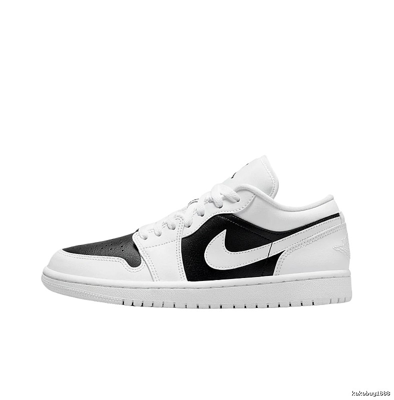 Jordan AJ1 Black and White Trendy and Cool Board Shoes