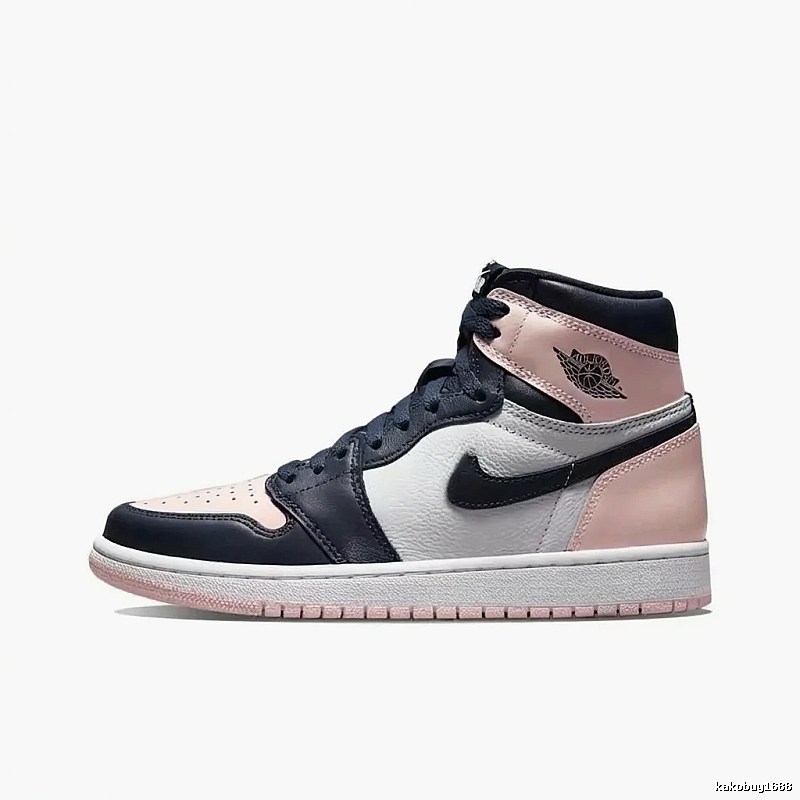 Jordan AJ1 High Top Black, Pink and White