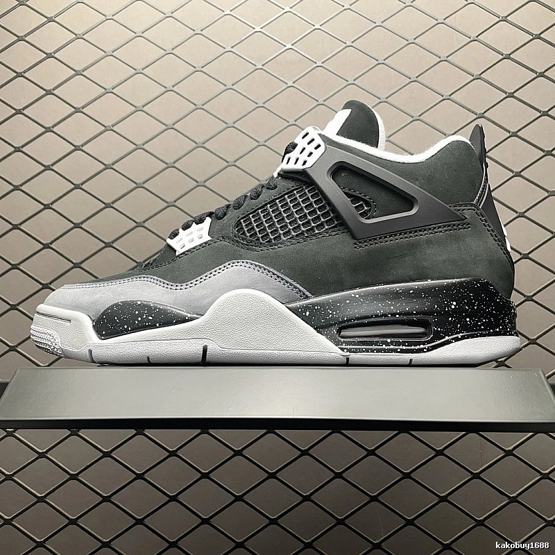 Jordan Black and Gray Color-Blocked Panels Basketball High-Tops