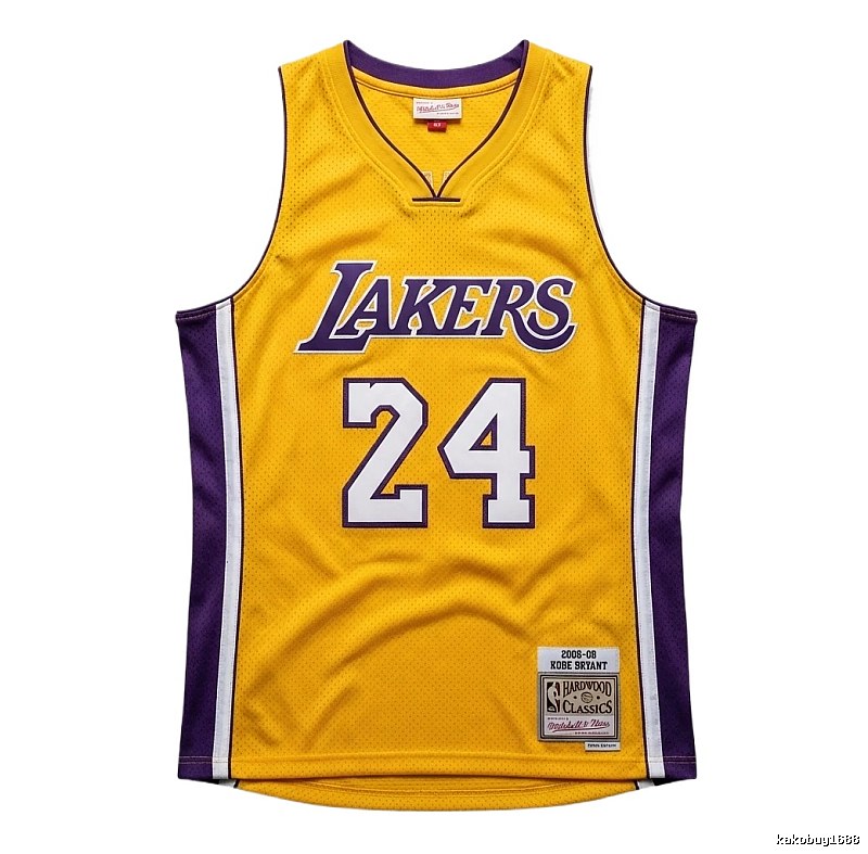 Kobe Kobe No. 24 yellow jersey