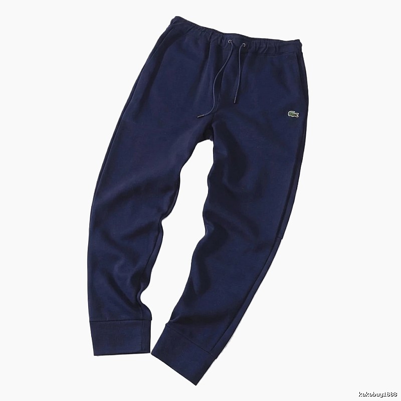 Lacoste sporty style navy blue sweatpants
