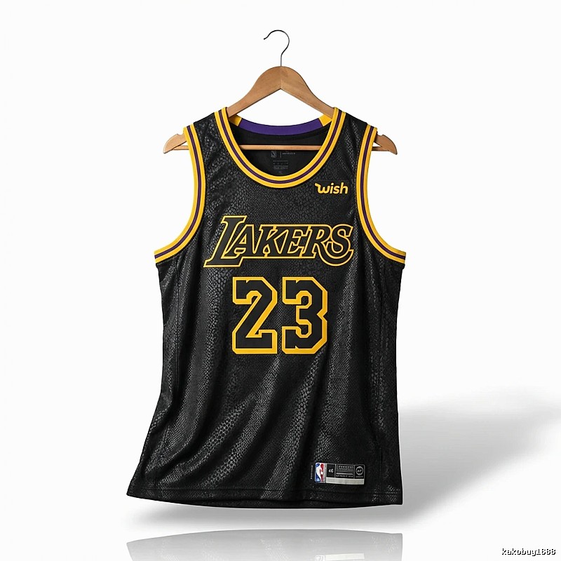 LBJ Lakers retro black jersey